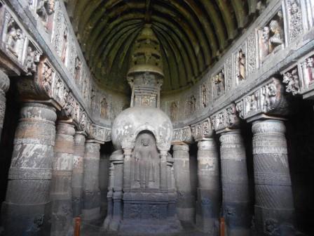 Ajanta Caves - No. 19