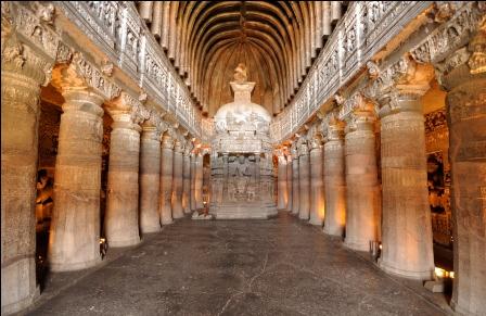 Chaitya Cave _ Ajanta Caves No. 26