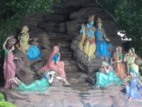 Shree Krishna with Radha ji and gopiyan