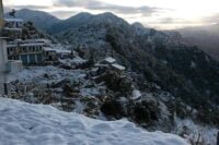 Khirsu covered with snow