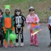 Children celebrating Halloween