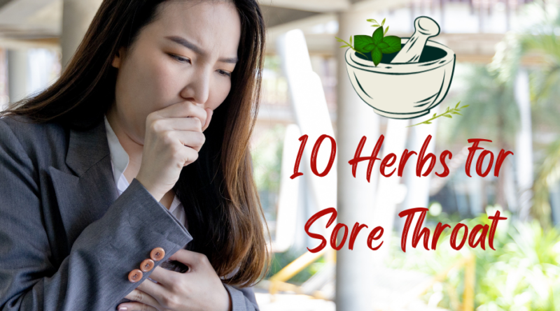 10 Herbs For Sore Throat(गला ख़राब), Causes, Home Remedies