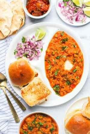 Pavbhaji – पावभाजी और स्प्राउटेड पावभाजी रेसिपी इन हिंदी